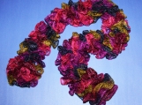 Frilly Bright Multi-Colored Scarf