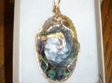 Abalone gold wrap