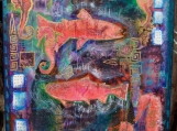 Vanishing Movement, Mixed Media Collage