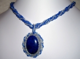 Lapis Lazuli Cabochon Pendant 
