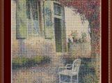 Cour Du Jardin Cross Stitch Pattern