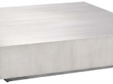 Satin Stainless Steel Coffee Table