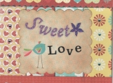 Sweet Love Handmade Card