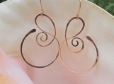 Free Form Bronze Earrings F2