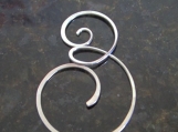 Sterling Bead Holder - Hand Forged For larger beads