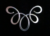 Sterling Silver Triple Charm Holder