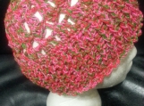 Blended pink NCA crochet beanie