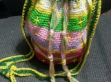 NCA Funky Multicolor Crochet Backpack/Purse