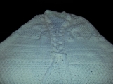 Hand made crochet NCA shawl