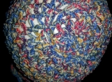 NCA multicolor net beanie