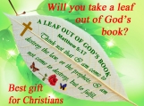 Personalized Bible Verse On Tree Leaf