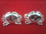 BLUE CRAB CUFFLINKS GENUINE STERLING SILVER  