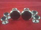 Cufflinks and Shirt Studs 15mm Onyx Stones