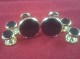 Cufflinks and Shirt Studs Mushroom Back