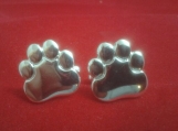  CUFFLINKS GENUINE .925 STERLING  TIGER PAWS