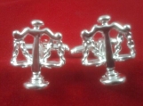  CUFFLINKS GENUINE STERLING SILVER LAWYERS SYMBOL