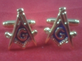 MASONIC CUFFLINKS COMPASS