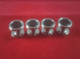 Shirt Studs for Men 3 Ring Design 7 MM ONYX 