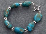 Coppertone Turquoise Bracelet
