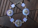 Opalite Art Nouveau Goddess Bracelet