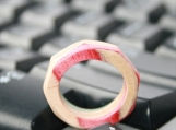 Recycled Skateboard Ring (you pick colour & size) R505