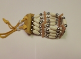 Leather and Beaded Native Indian style bracelet