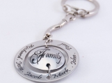 Personalized Double Sided Keychain