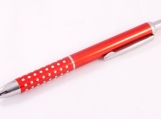 Personalized Pen Red with Sparkle Grip