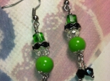 More Holiday Beaded Earrings Made By Me + FREE Gift!