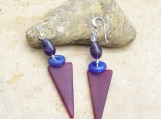 Cultured Sea Glass Earrings