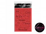 Hunkydory For The Love Of Stamps Christmas Wishes Background