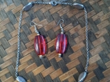 Red Bead and Czech Glass Bead Set