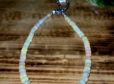 3mm-11mm Ethiopian Fire Opal Beaded Necklace