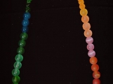 Rainbow Glass Beaded Necklace