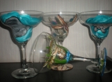 Hand painted Stingray,starfish,manatee,sea turtle  margarita  