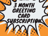 Subscription Greeting Cards 3 months