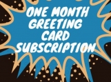 Subscription Greeting Cards one month