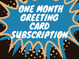 Subscription Greeting Cards one month