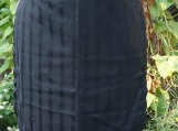 Black Pinstripe/Retro Swirl Gathering Apron