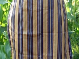 Blue Gold Pinstripe Gathering Apron
