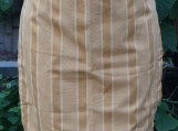 Yellow Pinstriped Gathering Apron