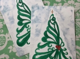 Christmas Tree Postcards (5)