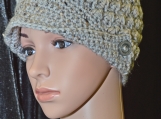 Marble Button Brim Hat