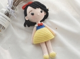 Finished item, Long Hair Girl Doll, Amigurumi, Handmade Toy For Kids, Plush Toy, Gift For Girl, Custom Stuffed Toys, Kawaii, Baby Present