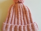 Pale Pink Crochet Hat