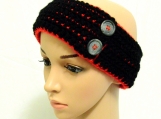 Red/Black Ear Warmer