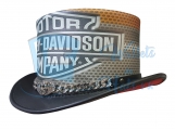 El Dorado Leather Top Hat - Harley Davidson Theme
