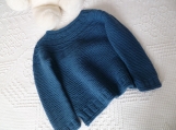 Size 3-4 yrs Boy or Girl Soft Cozy Textured Pullover Sweater