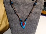 Heart Pendant Necklace Set Swarovski Crystals