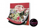 Hunkydory - The Square Little Book Of - Festive Florals - 5" x 5